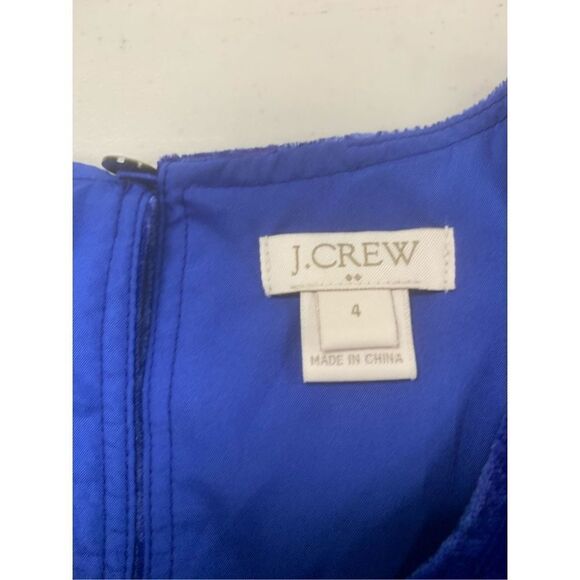 J Crew Blue Velvet Sleeveless Top - Picture 5 of 7